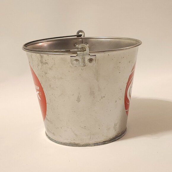 RETRO MOLSON KICK BEER BUCKET METAL BAR USED Discontinued beer - Picture 4 of 6